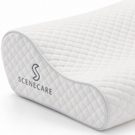 SCENECARE Contoured Memory Foam Cervical Pillow for Neck Support