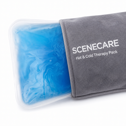 SCENECARE Reusable Gel Hot and Cold Therapy Pack with Soft Cover