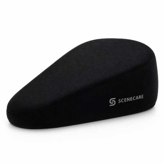 SCENECARE Ergonomic Memory Foam Under-Desk Footrest for Comfort