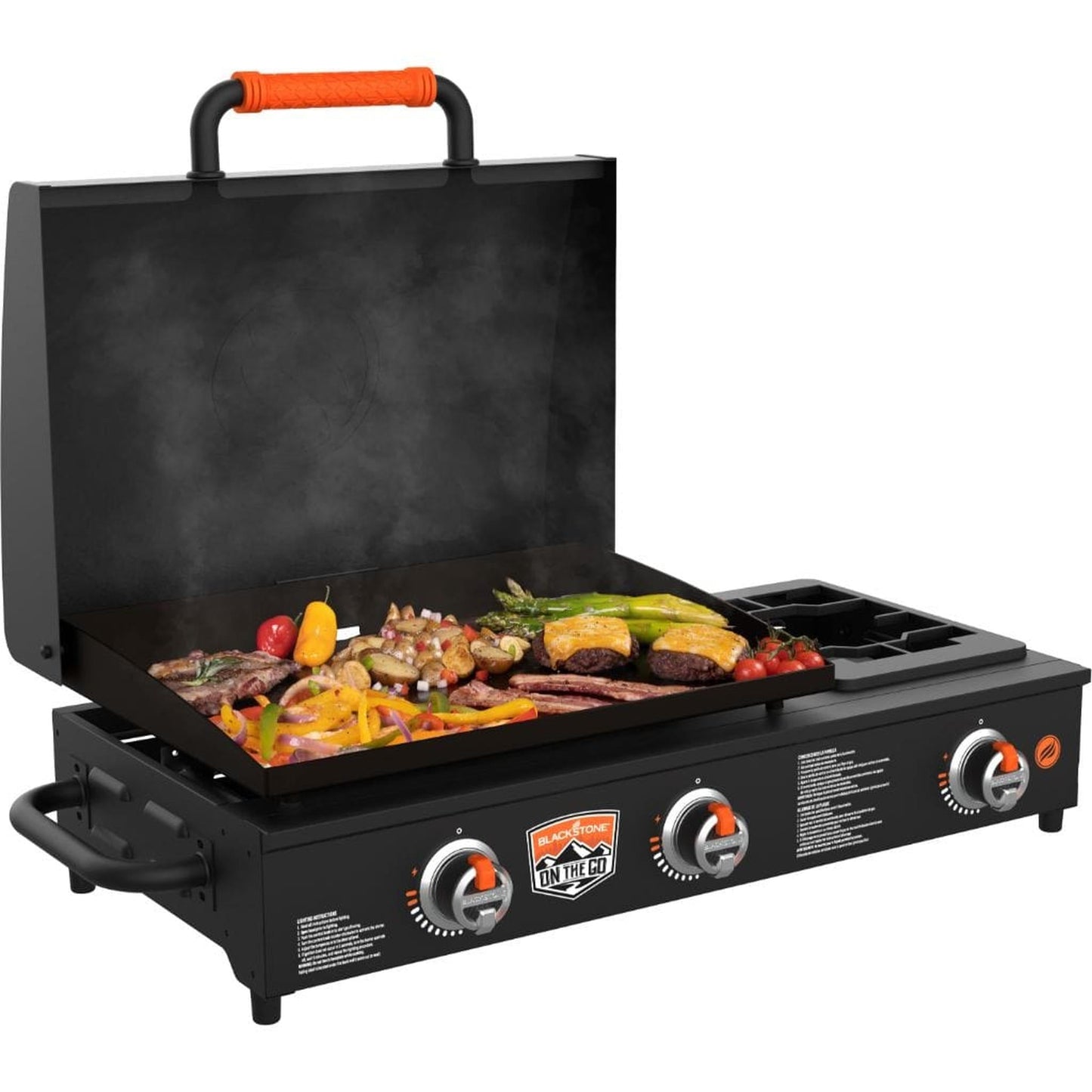 Blackstone 22" On The Go Tabletop Propane Gas Griddle with Side Burner