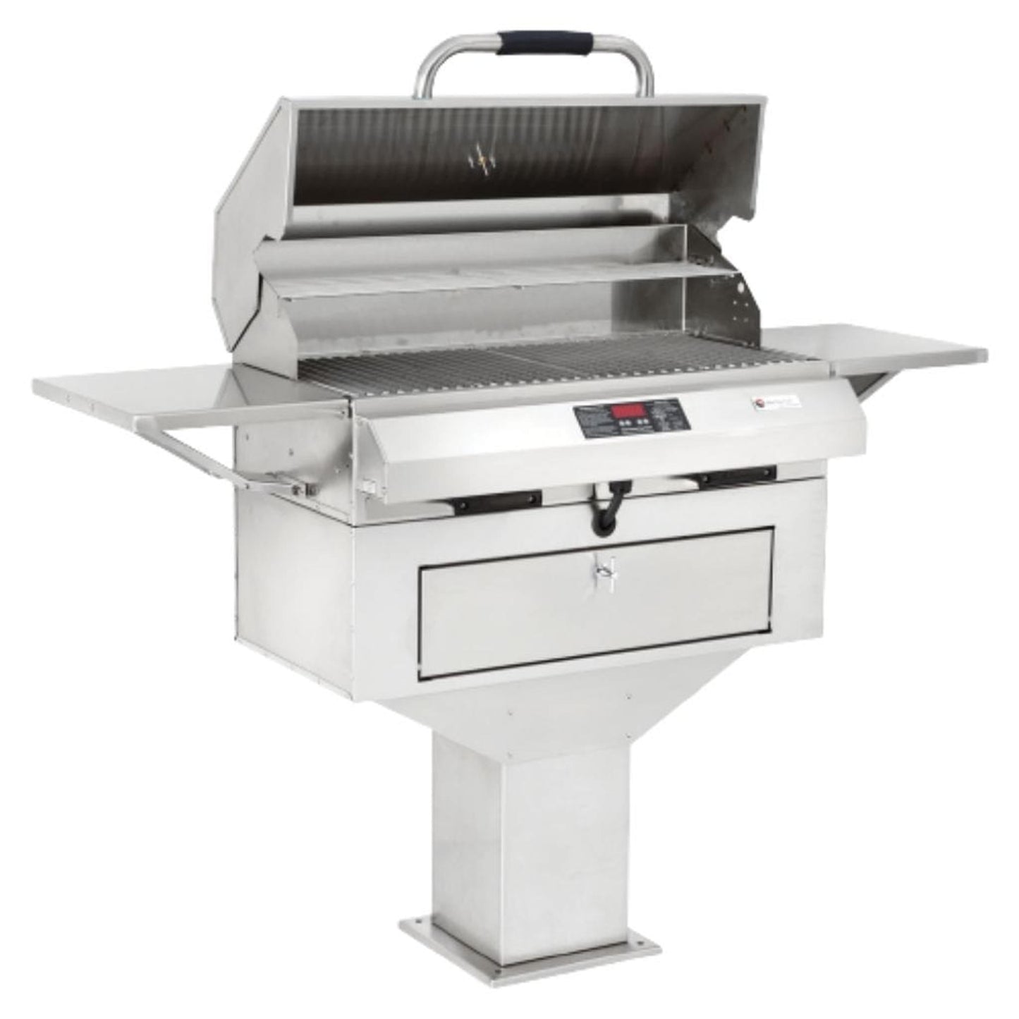 ElectriChef Emerald 24" Pedestal-Base Outdoor Electric Grill