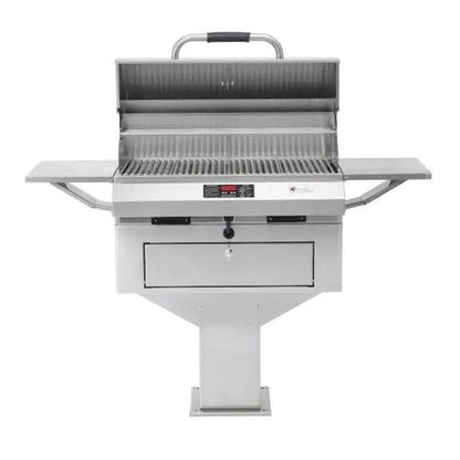 ElectriChef Emerald 24" Pedestal-Base Outdoor Electric Grill