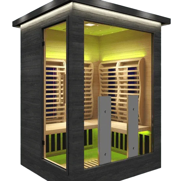 Sun Home Luminar™ Outdoor 2-Person Full Spectrum Infrared Sauna