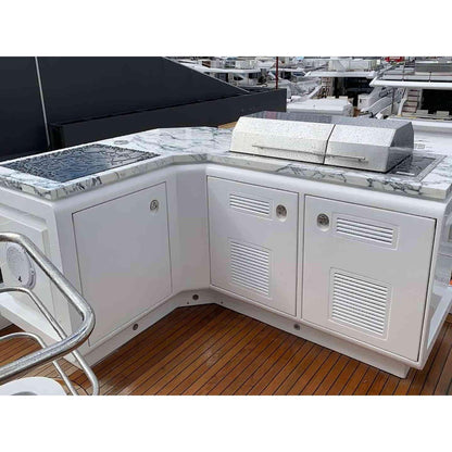 Kenyon Big American 41" 240V 3-Burner Two-Lid Built-In Electric Grill With IntelliKEN Touch Control