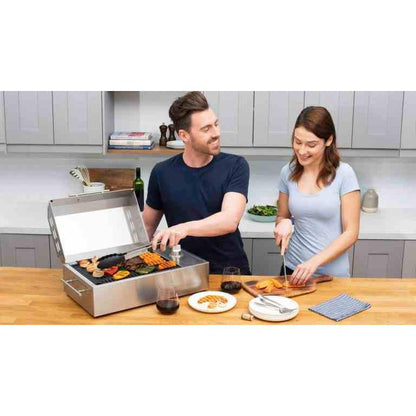Kenyon City 21" 120V 1-Burner Portable Electric Grill