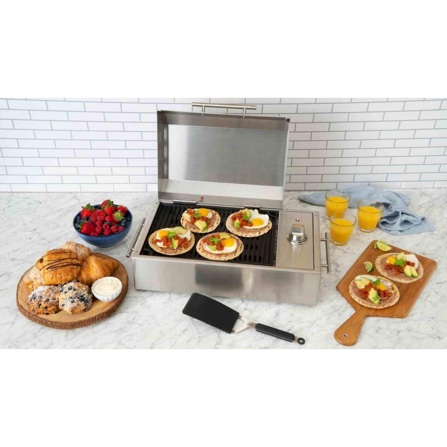 Kenyon City 21" 120V 1-Burner Portable Electric Grill