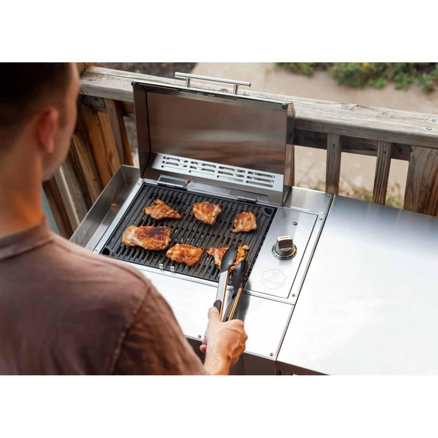 Kenyon City 40" 120V 1-Burner Freestanding Electric Grill