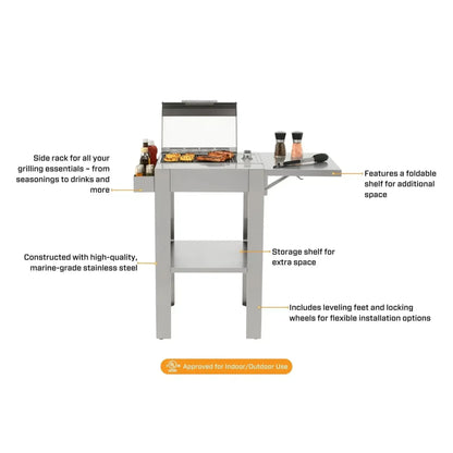 Kenyon City 40" 120V 1-Burner Freestanding Electric Grill