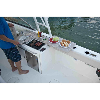 Kenyon Frontier 18" 1-Burner Built-In 240V No Lid Remote Control Electric Grill