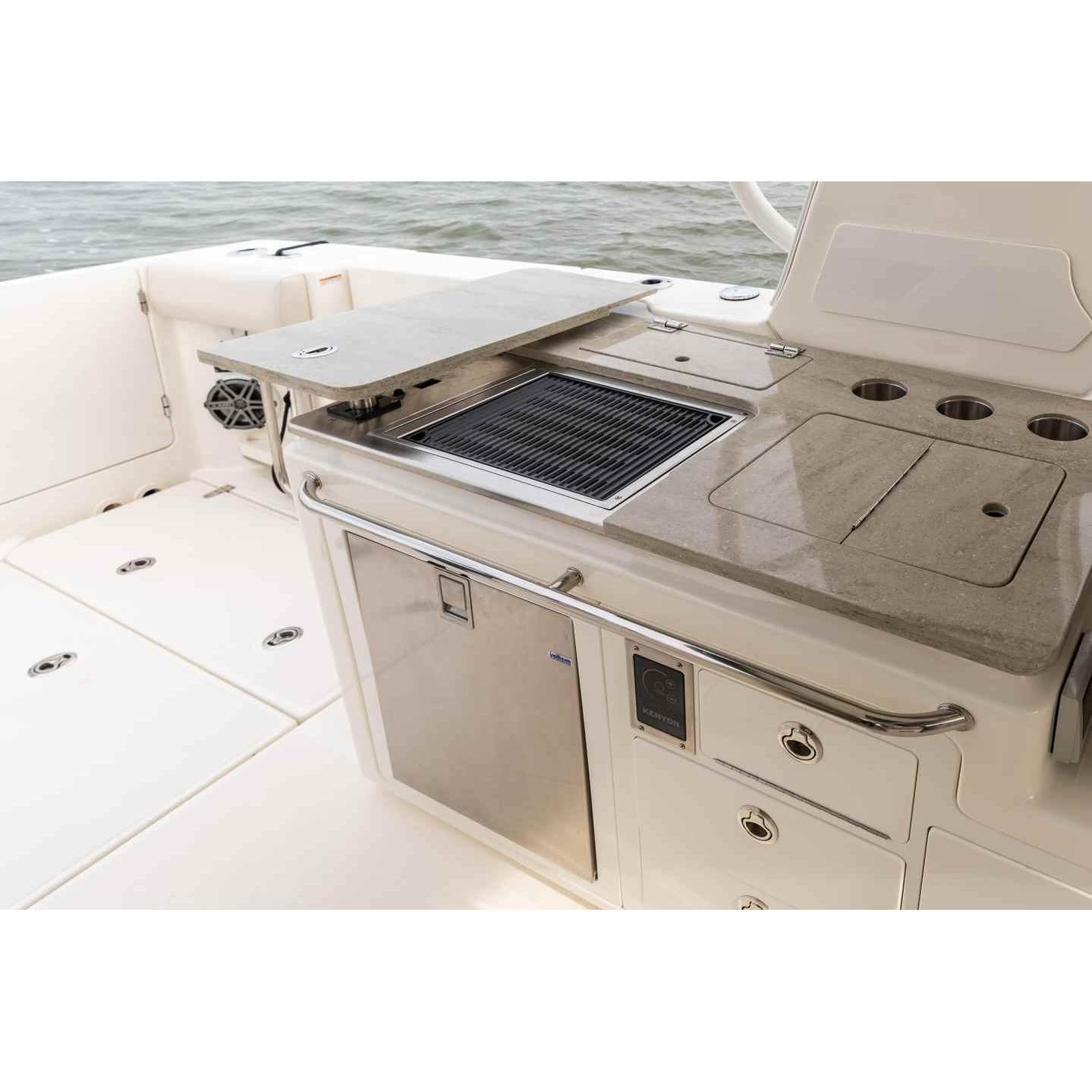 Kenyon Frontier 18" 1-Burner Built-In 240V No Lid Remote Control Electric Grill