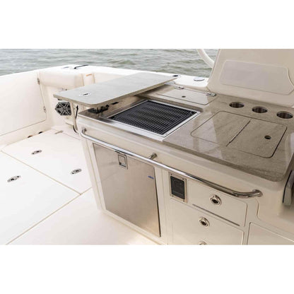 Kenyon Frontier 18" 1-Burner Built-In 240V No Lid Remote Control Electric Grill