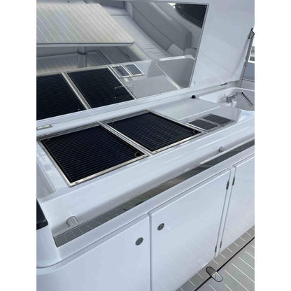 Kenyon Frontier 18" 1-Burner Built-In 240V No Lid Remote Control Electric Grill