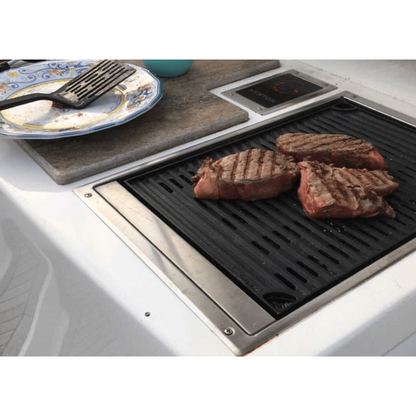 Kenyon Frontier 18" 1-Burner Built-In 120V No Lid Remote Control Electric Grill