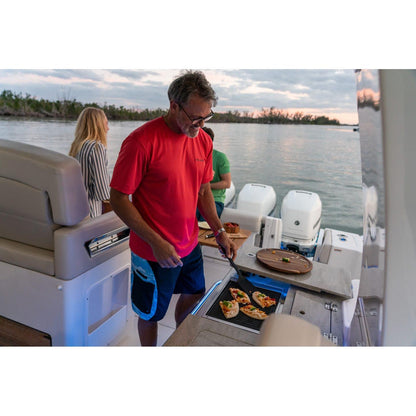 Kenyon Frontier 18" 1-Burner Built-In 240V No Lid Remote Control Electric Grill