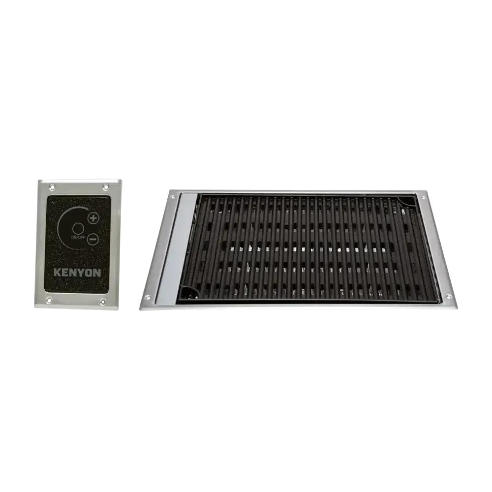 Kenyon Frontier 18" 1-Burner Built-In 240V No Lid Remote Control Electric Grill