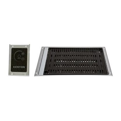 Kenyon Frontier 18" 1-Burner Built-In 240V No Lid Remote Control Electric Grill