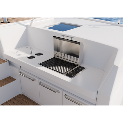 Kenyon Frontier 21" 1-Burner Built-In 240V Electric Grill With IntelliKEN Touch Control
