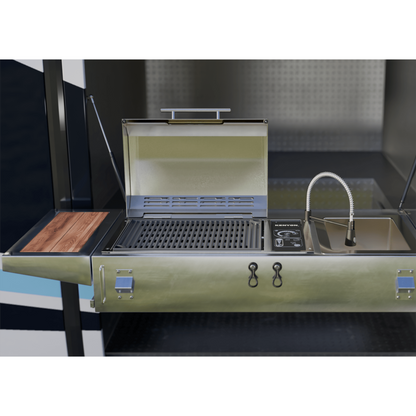 Kenyon Frontier 21" 1-Burner Built-In 120V Electric Grill With IntelliKEN Touch Control