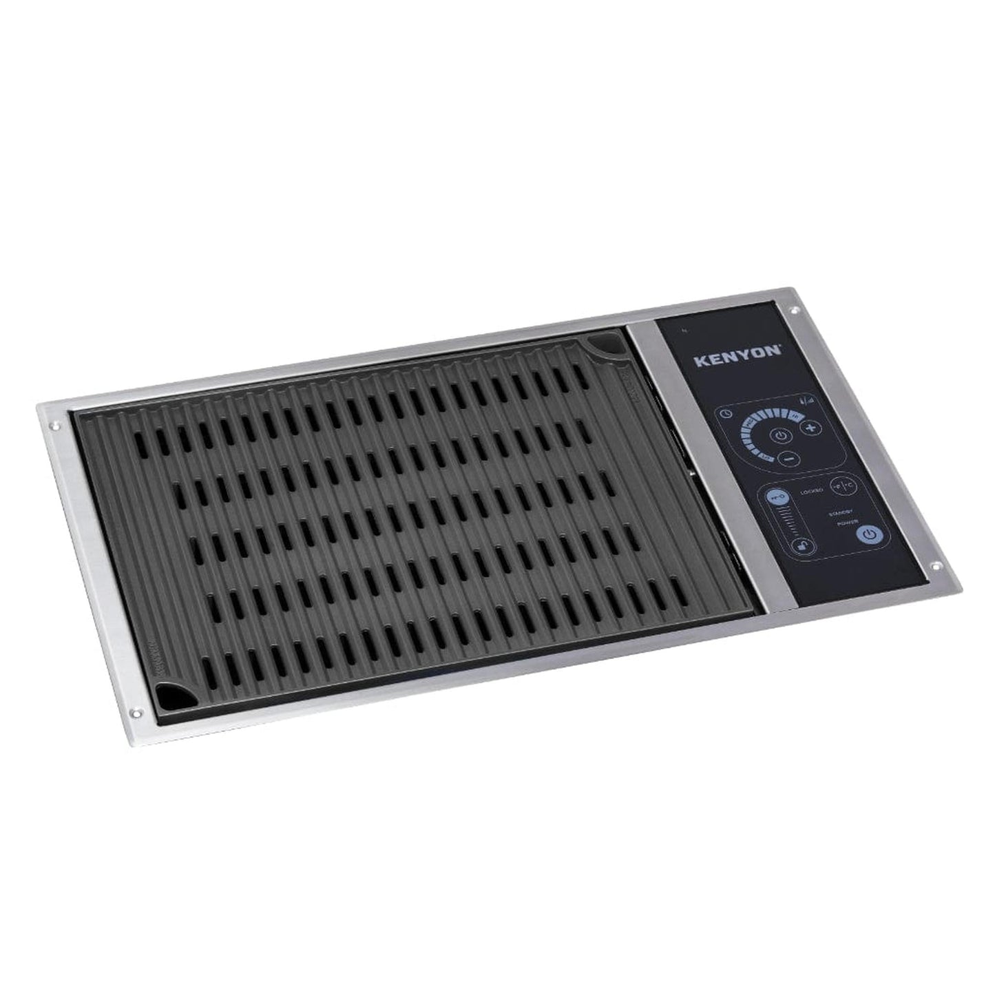 Kenyon Frontier 21" 1-Burner Built-In 120V No Lid Electric Grill With IntelliKEN Touch Control