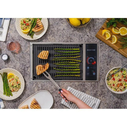 Kenyon Frontier 21" 1-Burner Built-In 120V No Lid Electric Grill With IntelliKEN Touch Control