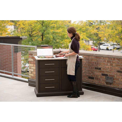 Kenyon Frontier 21" 1-Burner Built-In 120V Touch Control Electric Grill