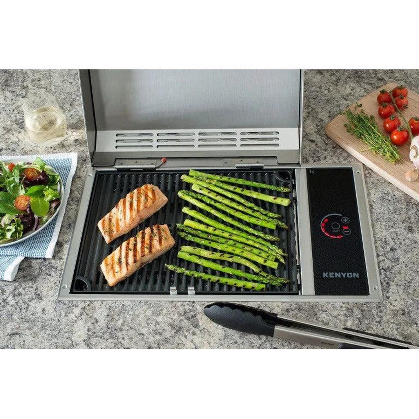 Kenyon Frontier 21" 1-Burner Built-In 120V Touch Control Electric Grill