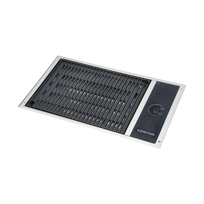 Kenyon Frontier 21" 1-Burner Built-In 240V No Lid Electric Grill With Pigtail Hardwire Portrait Plug