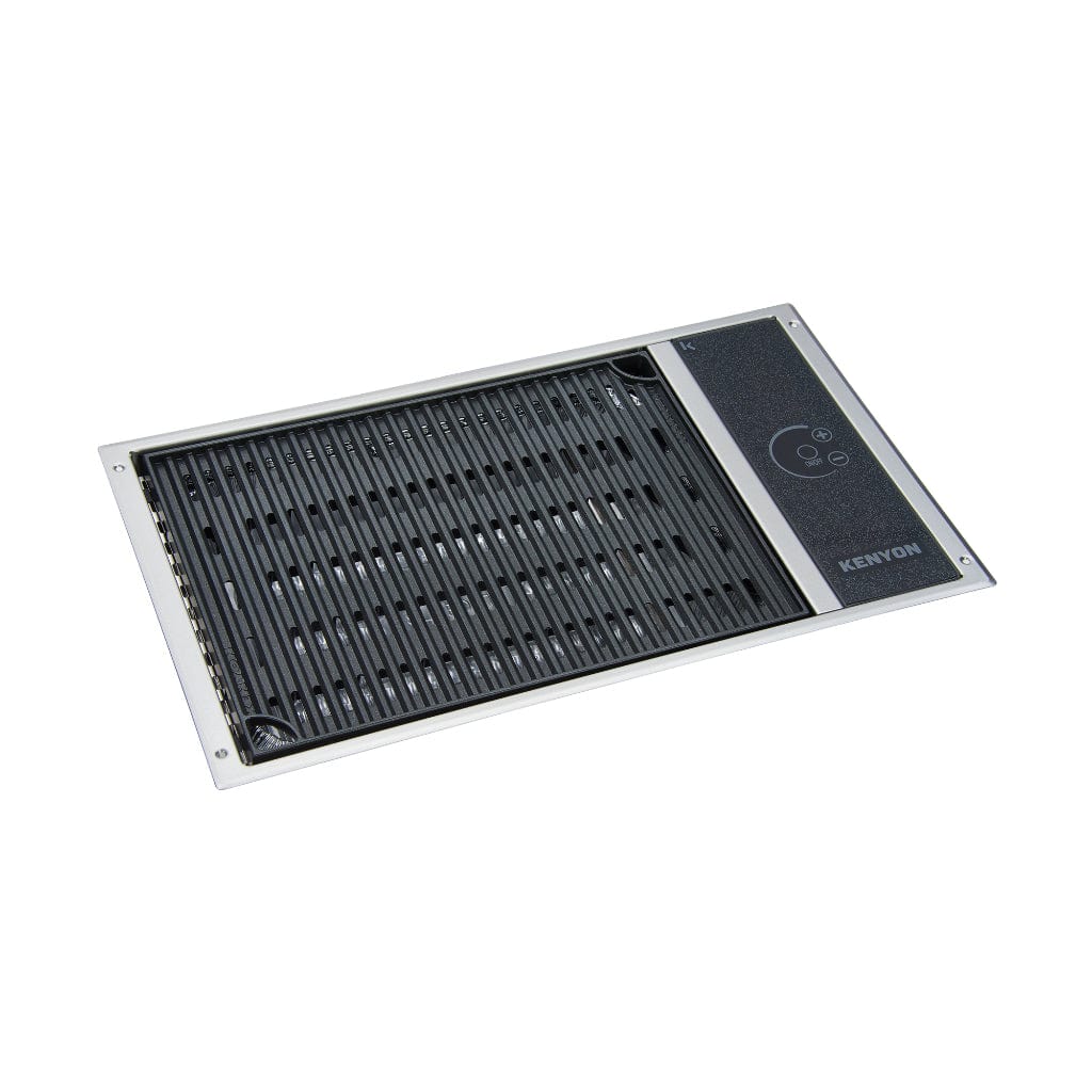 Kenyon Frontier 21" 1-Burner Built-In 240V No Lid Electric Grill With Pigtail Hardwire Portrait Plug