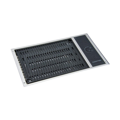 Kenyon Frontier 21" 1-Burner Built-In 240V No Lid Electric Grill With Pigtail Hardwire Portrait Plug