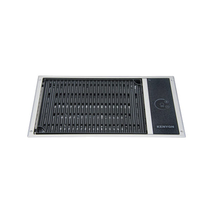 Kenyon Frontier 21" 1-Burner Built-In 240V No Lid Electric Grill With Pigtail Hardwire Plug