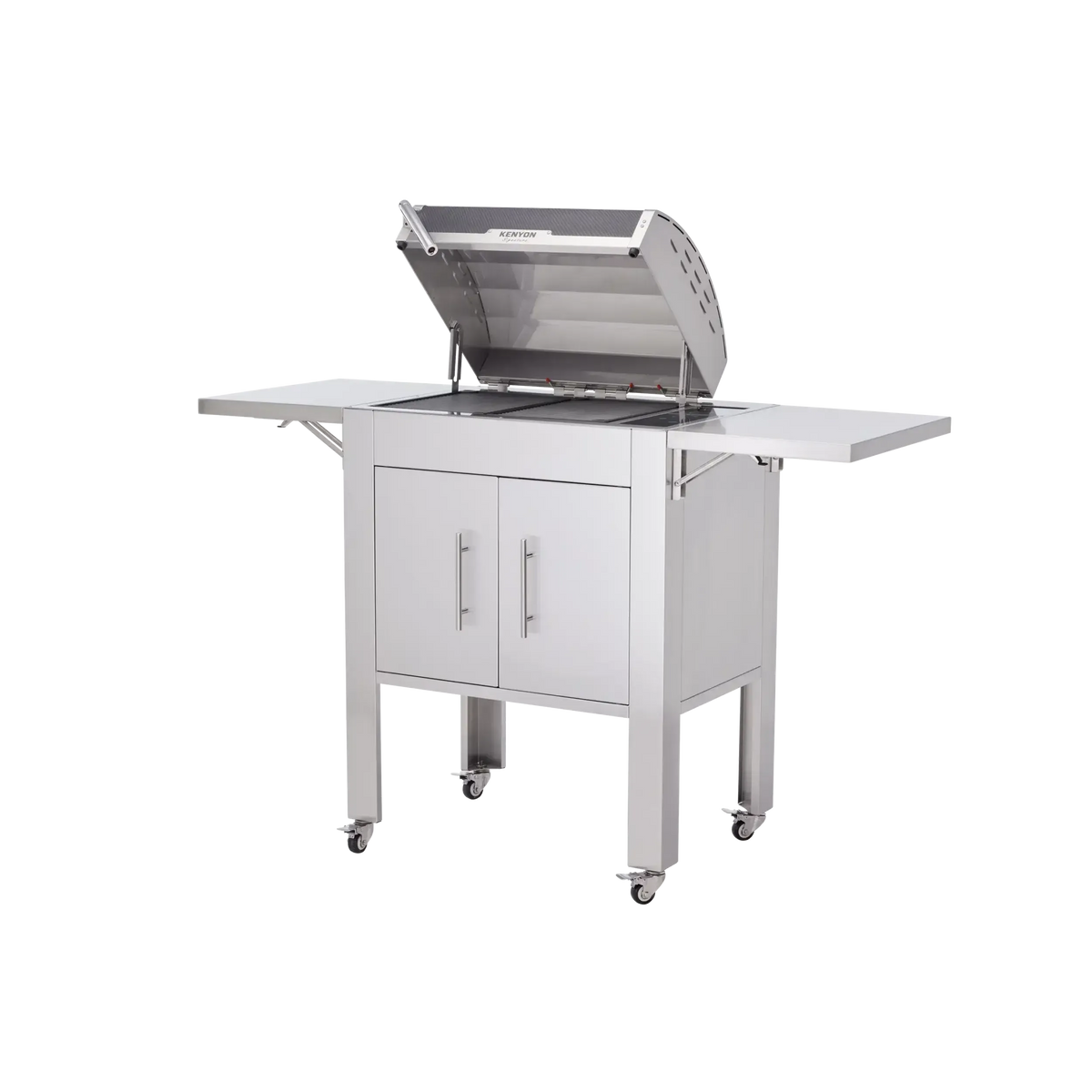 Kenyon Signature 60" 2-Burner Freestanding 240V Electric Grill With IntelliKEN Touch Control And Stainless Steel Lid With Lighted Handle