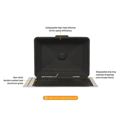 Kenyon SilKEN 18" 1-Burner Built-In 240V Remote Control Electric Grill