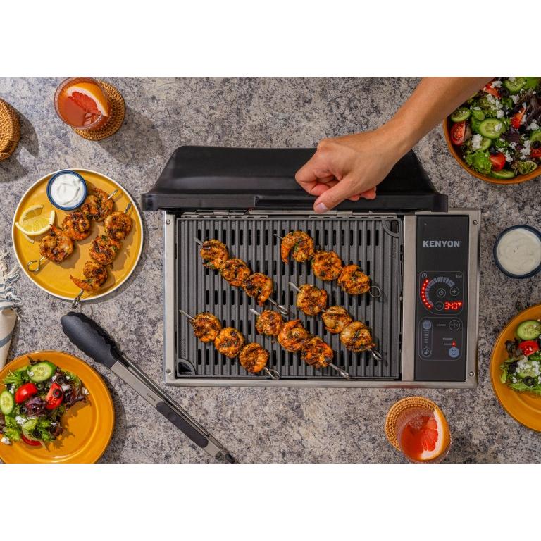Kenyon SilKEN 21" 120V 1-Burner Built-In Electric Grill With IntelliKEN Touch Control