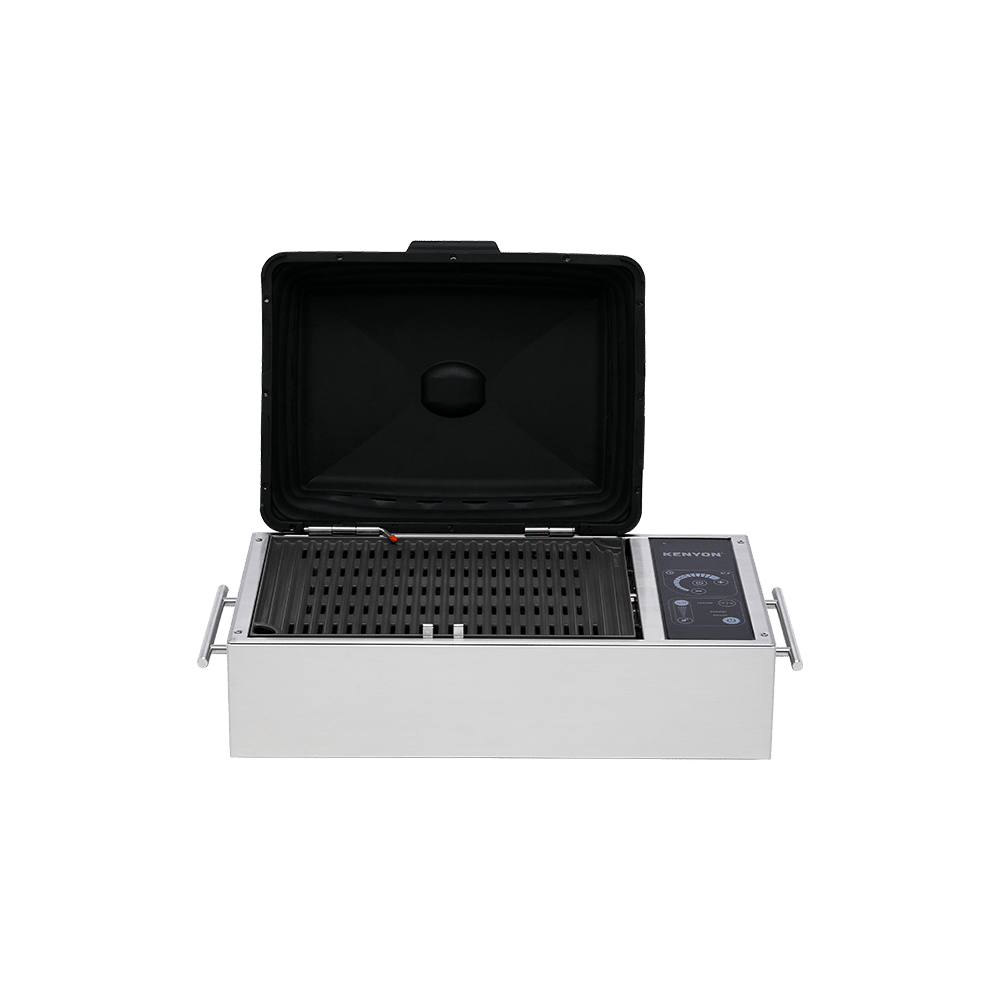 Kenyon SilKEN 21" 120V 1-Burner Portable Electric Grill With IntelliKEN Touch Control