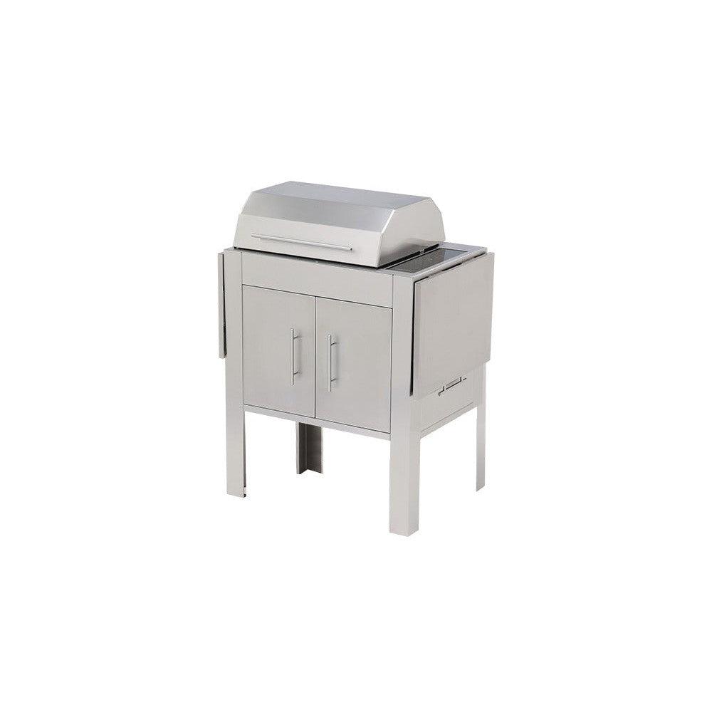 Kenyon Texan 2-Burner 240V Single-Lid Touch Control Electric Grill With Stand