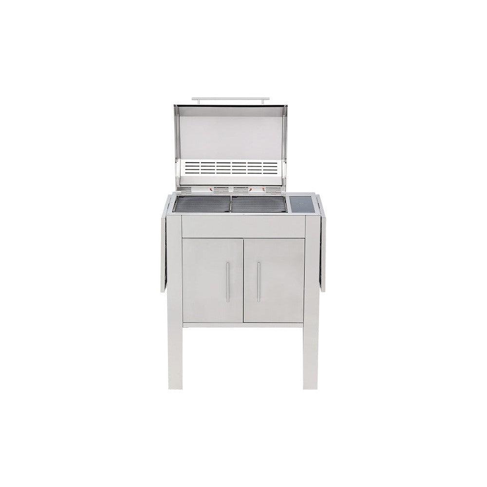 Kenyon Texan 2-Burner 240V Single-Lid Touch Control Electric Grill With Stand