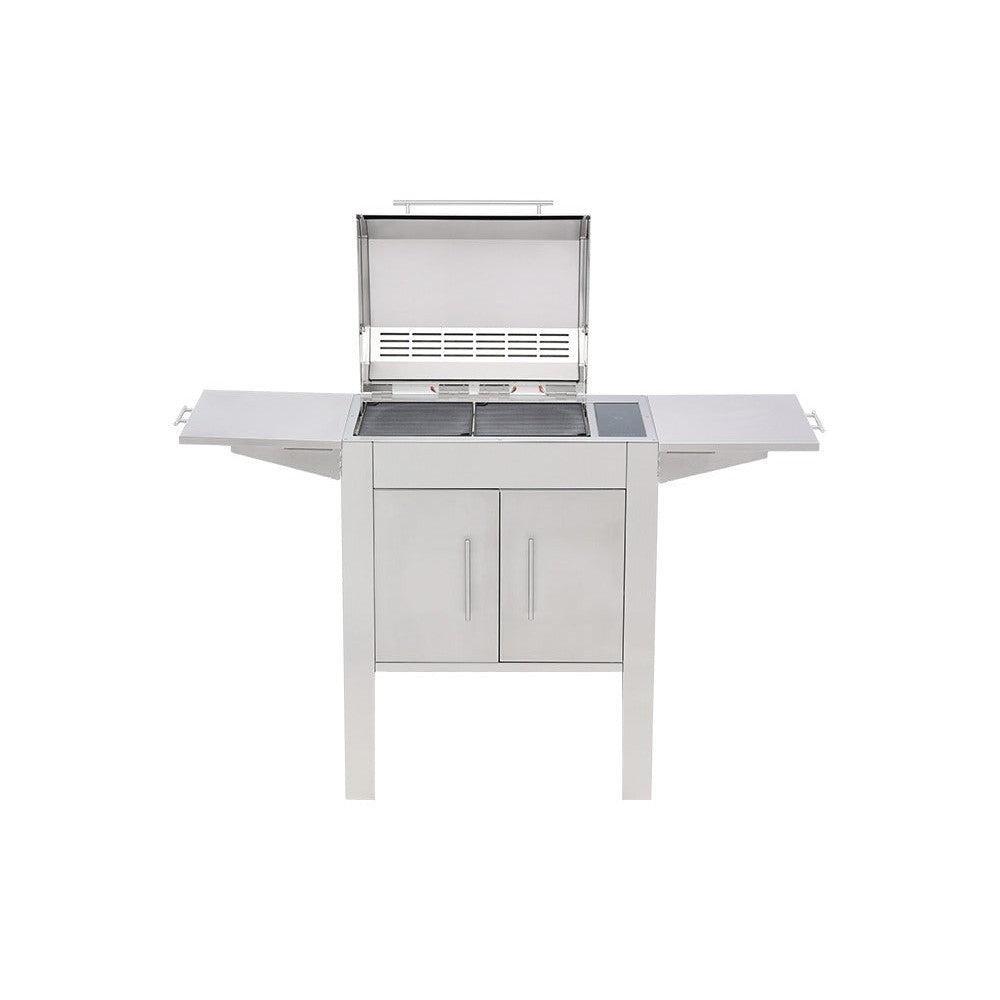 Kenyon Texan 2-Burner 240V Single-Lid Touch Control Electric Grill With Stand