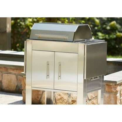 Kenyon Texan 2-Burner 240V Single-Lid Touch Control Electric Grill With Stand
