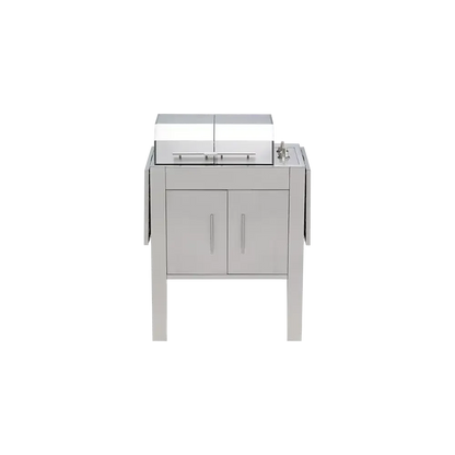 Kenyon Texan 2-Burner 240V Split-Lid Knob Control Electric Grill With Stand