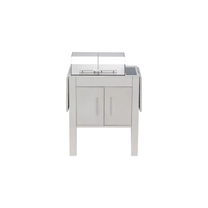 Kenyon Texan 2-Burner 240V Split-Lid Touch Control Electric Grill With Stand