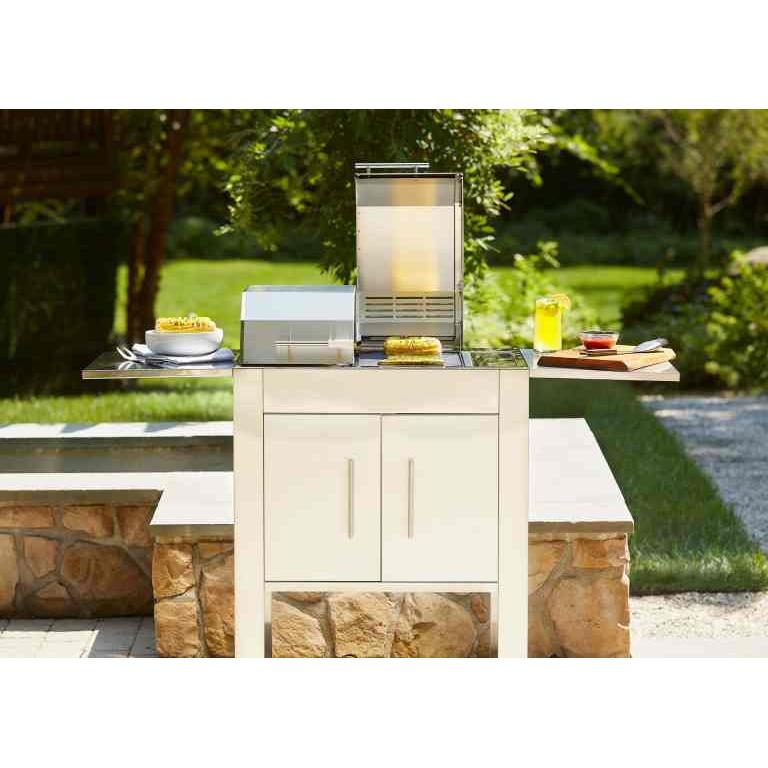 Kenyon Texan 2-Burner 240V Split-Lid Touch Control Electric Grill With Stand