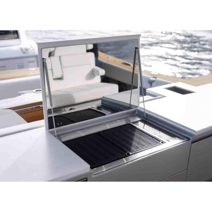 Kenyon Texan 30" 2-Burner Built-In No Lid 240V Electric Grill With Touch Control