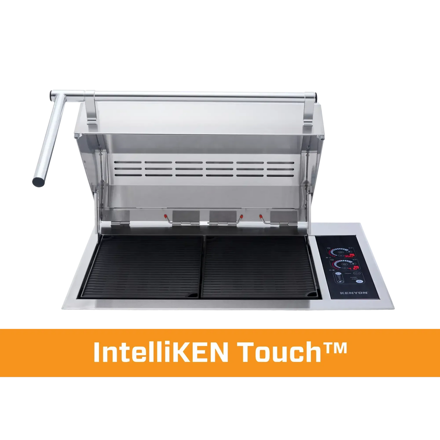 Kenyon Texan 30" 2-Burner Built-In Single-Lid 240V Electric Grill With IntelliKEN Touch Control And ADA Handle