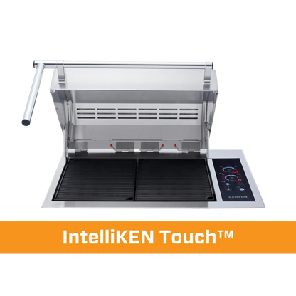 Kenyon Texan 30" 2-Burner Built-In Single-Lid 240V Electric Grill With IntelliKEN Touch Control And ADA Handle