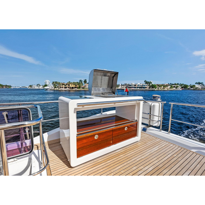 Kenyon Texan 30" 2-Burner Built-In Split-Lid 240V Electric Grill With IntelliKEN Touch Control