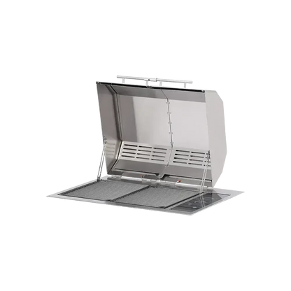 Kenyon Texan 30" 2-Burner Built-In Split-Lid 240V Electric Grill With IntelliKEN Touch Control And Mounting Holes