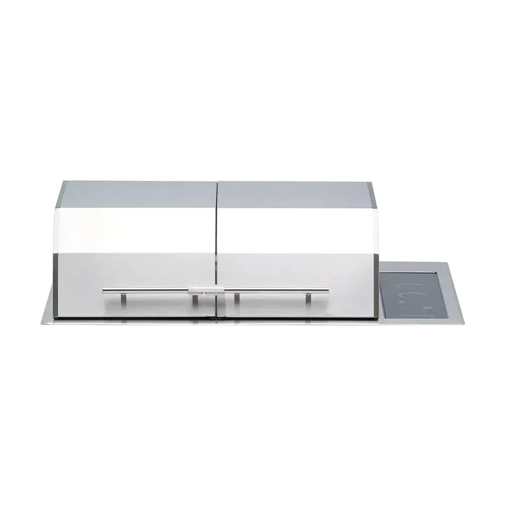 Kenyon Texan 30" 2-Burner Built-In Split-Lid 240V Electric Grill With IntelliKEN Touch Control And Mounting Holes