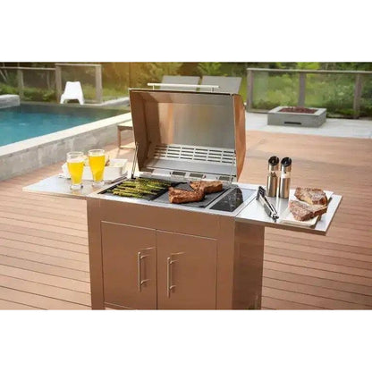 Kenyon Texan 30" 2-Burner Freestanding Single-Lid 240V Electric Grill With IntelliKEN Touch Control