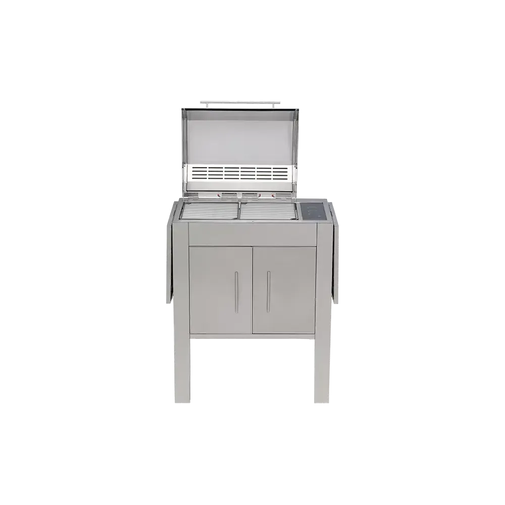 Kenyon Texan 30" 2-Burner Freestanding Single-Lid 240V Electric Grill With IntelliKEN Touch Control