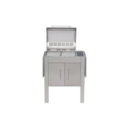 Kenyon Texan 30" 2-Burner Freestanding Single-Lid 240V Electric Grill With IntelliKEN Touch Control